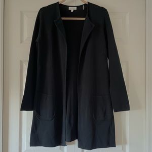 Kinross Open Front Black Cardigan